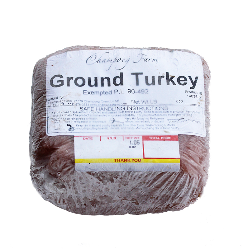 Ground Turkey Frozen Champoeg FarmChampoeg Farm